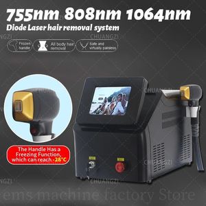 Le meilleur laser RF à diode 808nm enlève les cheveux Machine de platine de glace Épilateur laser indolore Diode Laser Épilation Machine Visage Corps Épilation