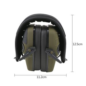 Meilleur casque tactique Airsoft casque d'amplification sonore Anti-bruit Protection auditive électronique cache-oreilles pour le tir de chasse