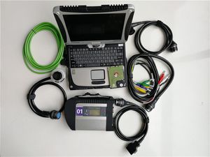 V12.2023 Auto diagnose Tool MB Star SD C4 Connect 4 Compact met meervoudigtjes HDD CF19 I5 4G Gebruikte militaire laptops