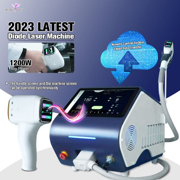 Meilleur système de refroidissement 808 nm diode laser épilation épilation permanente laser machine CE FDA approuvé