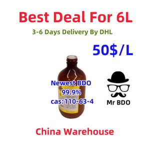 Mejor oferta para 6L 99.9% Puridad 1 4-B Glico 14 BDO 14 BDO 14B CAS 110-63-4 1, 4-Diol 1 4-butanodiol 14b 1,4-butileno BDO 6L