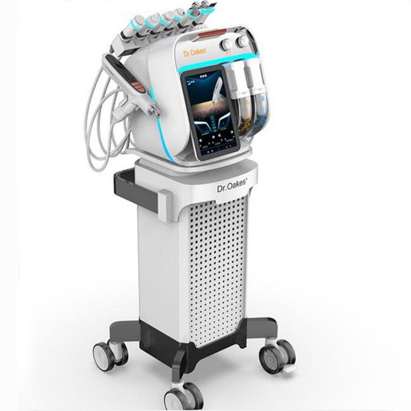 8 en 1 Hydro Dermabrasion Machine Dr. Oakes Hydratant Oxygène Peau Rajeunissement Jet D'eau Peel Nettoyage Du Visage Enlèvement De La Tête Noire