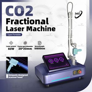 Meilleure machine laser CO2 fractionnée pour l'élimination des cicatrices d'acné, raffermissement de la peau, équipement de resurfaçage, puissance 60w, garantie de 2 ans, utilisation en salon de beauté