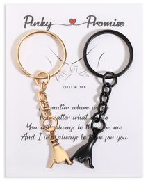 Beste vriend Keychain Christmas Pinky Promise