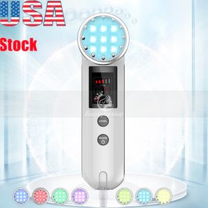 Beste Handheld LED Light Therapy Apparaat Acne Behandeling Rode Lichttherapie voor Rimpels RF Machine Thuis Huidverstrakking Photon Microcurrent