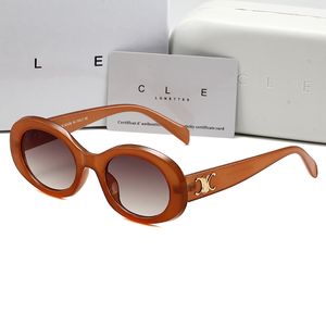 Mejor conocida de moda Fashion CEL 40238 Marco pequeño y para mujeres Pequeño marco exprimido Gafas ovaladas UV 400 Gafas de sol polarizadas con caja