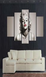 Meilleur moderne salon chambre décor à la maison film Star sexy marilyn mur Art photo impression peinture sur toile art9517692