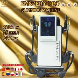 Mejor nueva máquina de modelado de alta frecuencia Emszero 200Hz Estimulación muscular electromagnética de objeto Cerca de la Tierra Slimming 15 Tesla