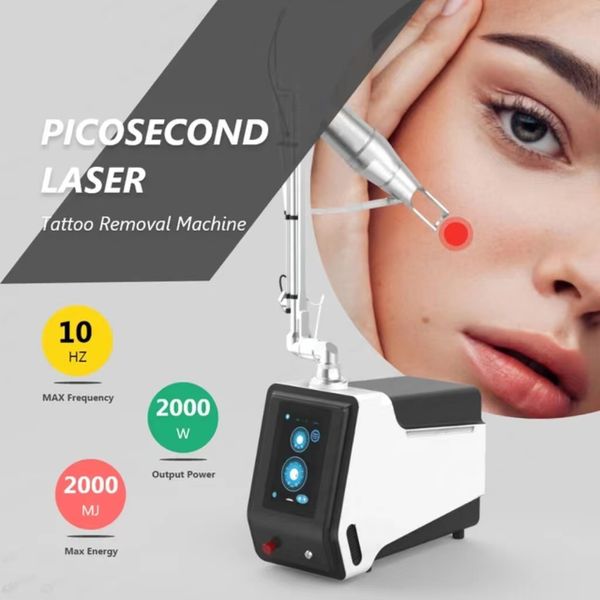 Meilleur prix 1064 nm 532 nm nd yag laser pulsé pour l'élimination du tatouage