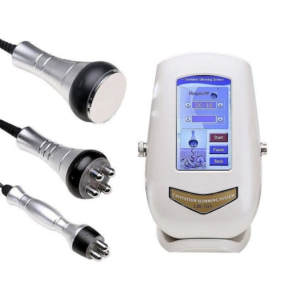 Équipement mince portatif 3 en 1, Cavitation ultrasonique sous vide, radiofréquence RF, Machine amincissante pour le corps, Spa pour utilisation en Salon