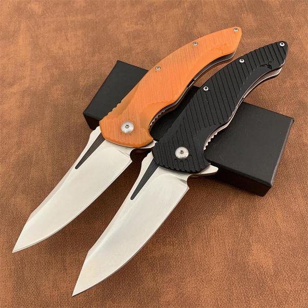 Qualité AAA Brous Blades Knife T4 Flipper - G10 chasse survie Medford couteaux pliants avec lame D2 EDC multi outils
