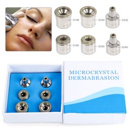 Remise Chaude Embouts de rechange pour Peeling de la peau, Dermabrasion au diamant, 6 unités pour baguettes en acier inoxydable, Machine sous vide