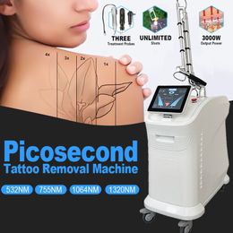 Meilleur Q Switch ND Yag Laser détatouage Machine Pico Laser sourcil pigment élimination des taches de naissance blanchiment de la peau 360 ° picoseconde Laser thérapie Machine