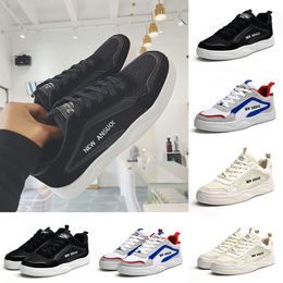 Beste qaulity running schoenen voor mannen vrouwen platform sneakers zwart wit gefokt heren trainers mode canvas sport sneaker outdoor casual schoen