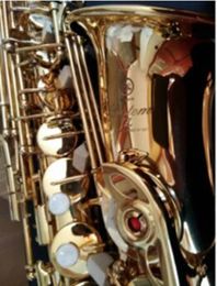 2022 Kwaliteit Golden altsaxofoon Yas -82Z Japan Brand Sax e -Flat Super muziekinstrument met professionele verzending Sax Mondstuk Gift