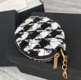 Les clés clés de mieux des clés de clés de meilleure qualité Sac de téléphone mobile en cuir de luxe Sacs de téléphone mobile noirs portefeuilles pour charme des femmes à poche zip pochets sac-cadeau de mode avec boîte