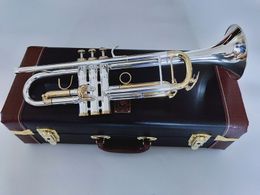 Meilleure qualité LT180S-72 trompette B plat argent plaqué trompette professionnelle Instruments de musique cadeau
