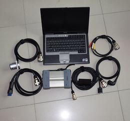 Beste Kwaliteit MB STAR C3 met Laptop D630 mb C3 XENTRY ssd 2014.12 voor mb auto's vrachtwagens diagnostisch hulpmiddel