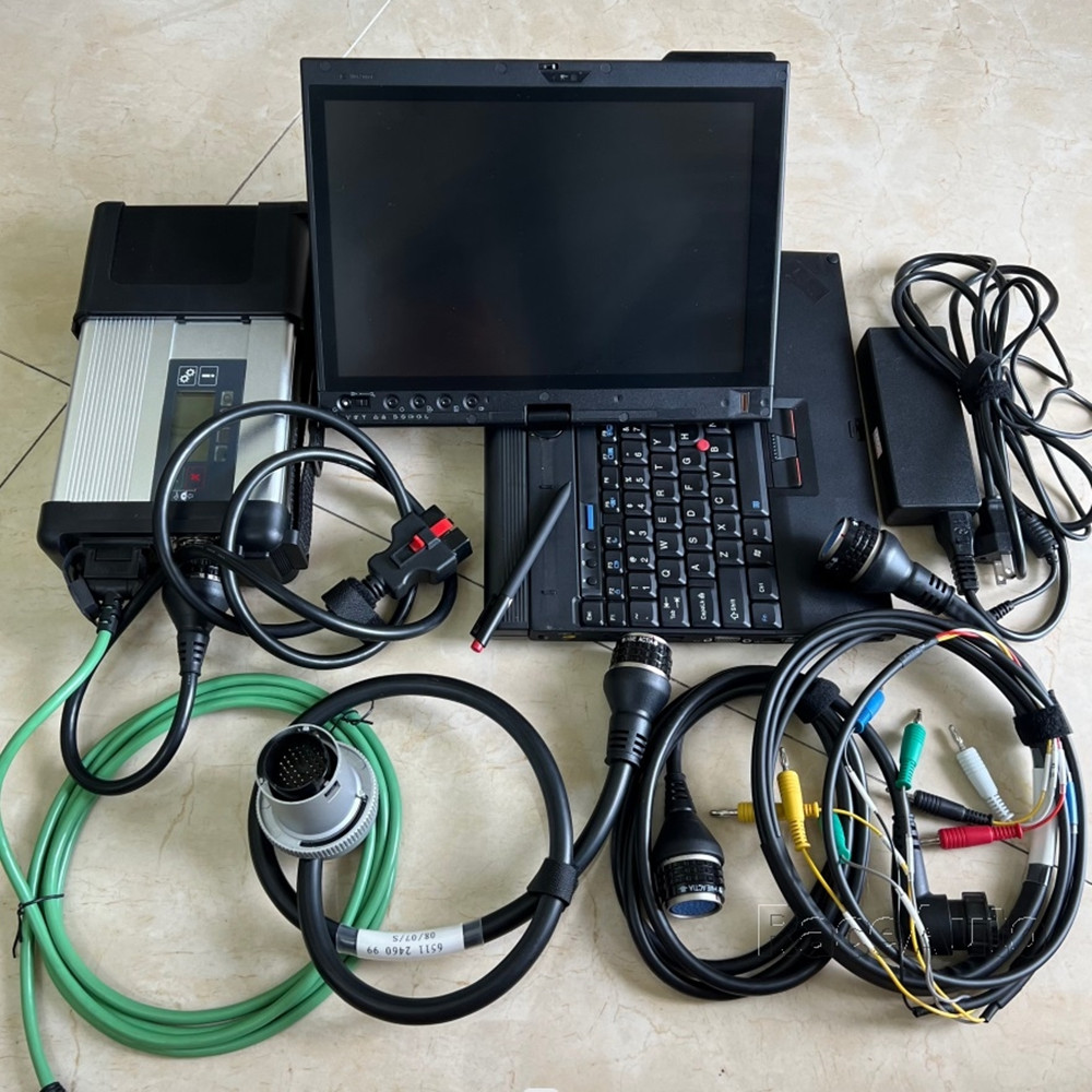 Melhor qualidade mb star c5 mb sd connect c5 ferramenta de diagnóstico com ssd v2023.09 instalado em laptop x200t