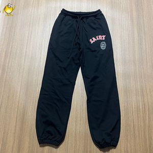 Meilleure qualité femme femme noire pantalon décontracté mode coton