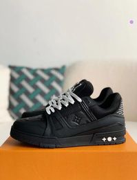 Meilleure qualité de nouveau designer toutes baskets noires entraîner chaussures de mode grande taille de meilleure qualité de navire rapide