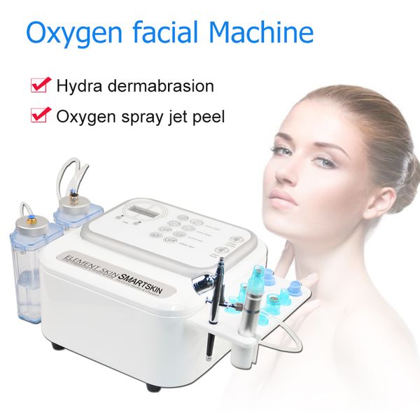 Machine portative de pelage de soie de dermabrasion de diamant d'élimination de tête noire 2 en 1 système de microdermabrasion hydra taibo