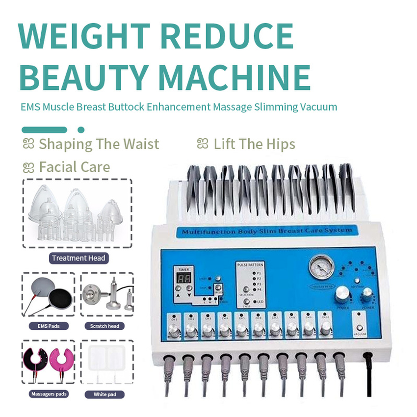 Bust Enhancer Loss Weight Ems Muscle Stimulator Electrostimulation Machine/ Russian Waves Electric Muscle Slimming Spa Machine