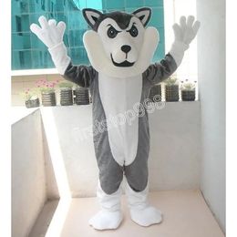 Meilleure vente belle loup mascotte Costume simulation de performance dessin animé thème personnage adultes taille noël publicité extérieure tenue costume