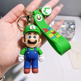 Bestseller van hoge kwaliteit 3D PVC Cartoon Ma Rio Keychains Self Defense Promotional Keychain