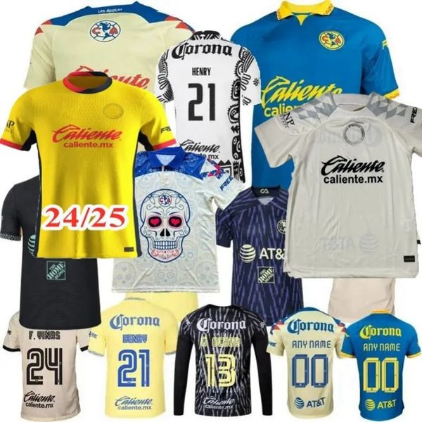 Best Seller New Hotsale Cheap Liga Mx Club America Soccer Jerseys 2024 2025 R.Martinez J.Quinones D.Valdes G.OCHOA Giovani Fidalgo M.Layun A.Zendejas 21 23 23 24 25 25 25 25 25 25