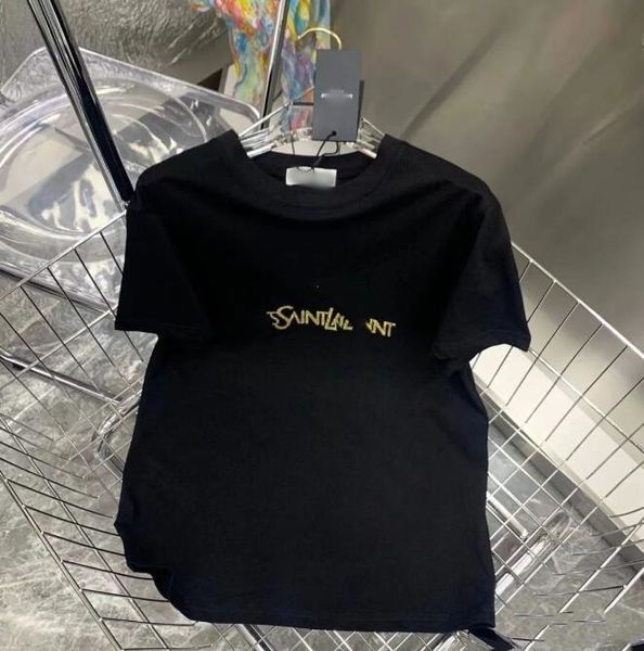 Best Sellers Luxury Brand Mens T-shirts Summer Fashion Pure Coton Round Coure Lettre de graffiti imprimé Vêtements T Shir