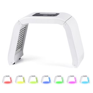 Bestselling 7 -kleuren PDT LED GEZICHTE MASK LICHT THERAPY schoonheidsmachine voor gezichtshuid Verjongingssalonapparatuur