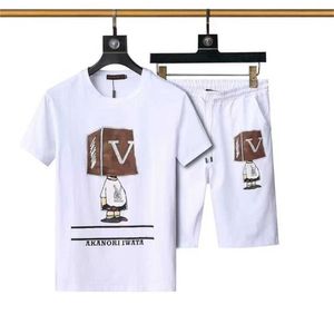 Marque la plus vendue Survêtements vêtements de course de luxe T-shirt et short à manches courtes printemps été créateur de mode décontracté Sportswear costume VIN6