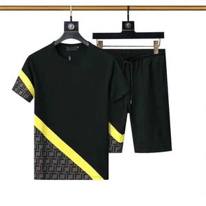 Marca más vendida Chándales ropa de lujo para correr camiseta de manga corta y pantalones cortos primavera verano diseñador de moda casual Traje de ropa deportiva UAJF