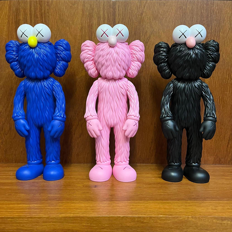 Bestsäljande spel 35 cm 0,6 kg och 1 kg hotsäljande stående BFF Sesame Street Vinyl Companion Original Box Trend Action Figure For Room Model Decorations Toys Toys