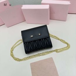 Facteur à main le plus vendu Novel 80% Factory WholesaleNEW Sweet Girl Sheep Fold Chain Small Square Sac Crossbody Body grande capacité Sac