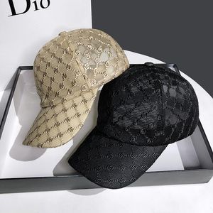 Best verkochte hoed zomer dunne holle mesh dames caps net rood dezelfde mode all-match tide merk honkbal pet