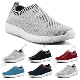 Best verkopende grote maat vrouwen schoenen vliegende vrouwen sneakers one voet ademend lichtgewicht casual sportschoenen hardloopschoenen veertien