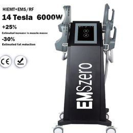 NEO Nova 14Tesla 6000W haute puissance haute fréquence HIEMT 4 poignées NEO fonctionnant simultanément Machine Emszero