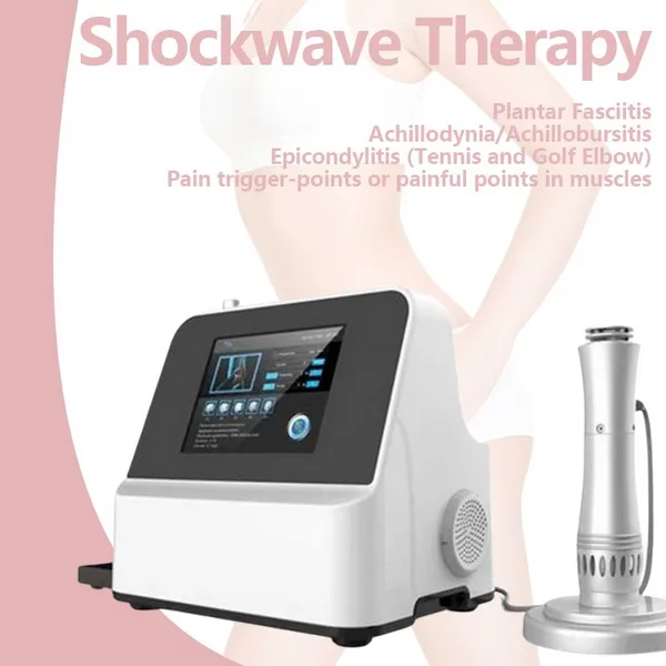 Autre équipement de beauté vendant une machine portative de thérapie par ondes de choc pour des machines de physiothérapie à haute pression maximale à 6 bars