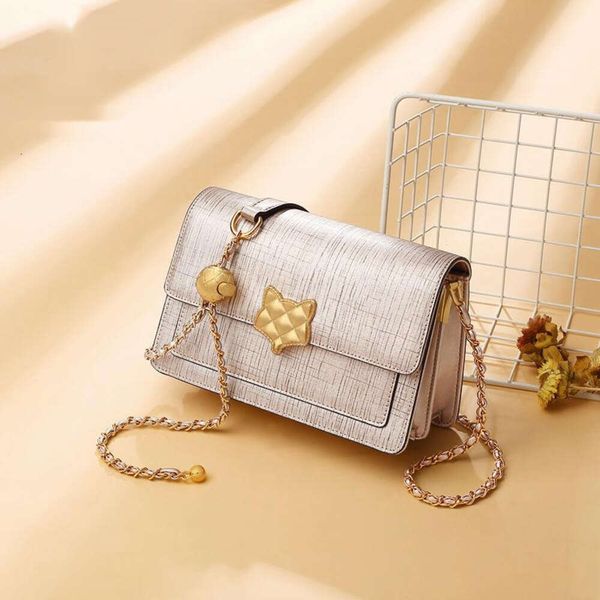 Sac à bandoulière à succès 85% d'usine en gros et vente au détail Golden Fox Womens Sac Nouvelle épaule de mode exquise Généreuse chaîne de bandoulière en cuir