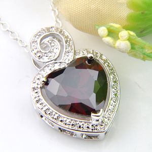 En gros 12 Pièces Unique Vintage Onyx Grenat Péridot Topaze Gemmes Pendentifs 925 Colliers En Argent Sterling Pendentifs Mariages Bijoux