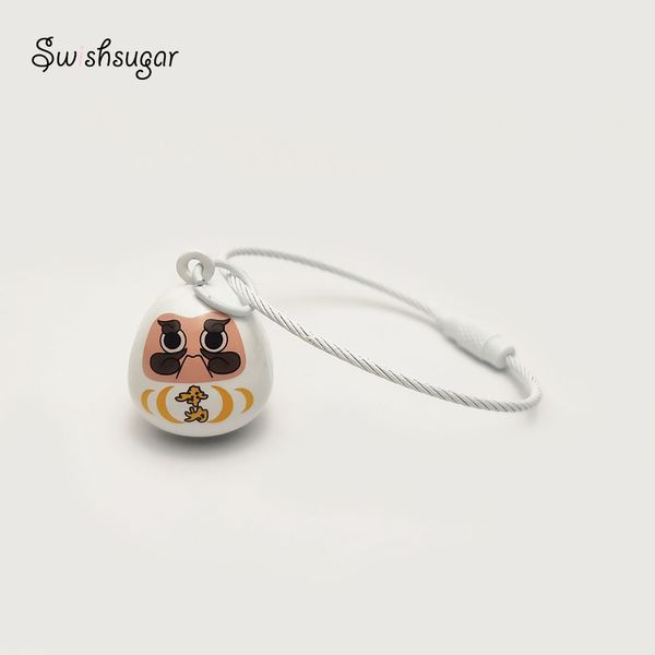 Meilleur souhait proche du style daruma jingle bel charme kilychain pendentif enfants enfants hommes couple amine saveur de cadeau