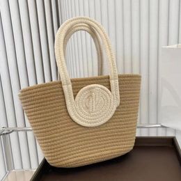 Bestverkochte designer draagtas mand tas luxe handtassen geweven boodschappentas dames strandtas