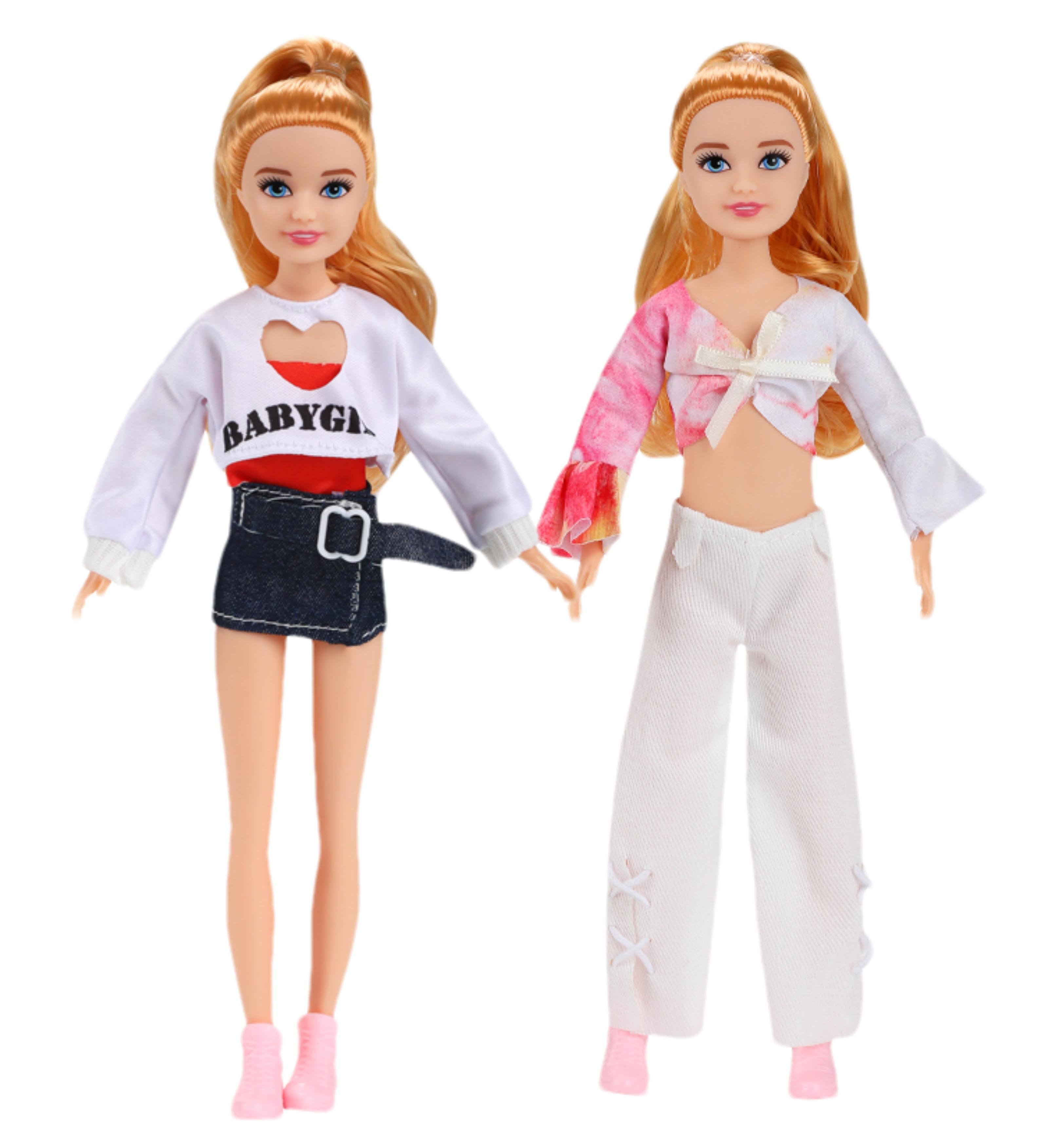 Roupas de boneca best -seller para garotas americanas bonecas infantis mini acessórios de boneca de 23 cm de roupas de boneca acessórios de roupas infantis para o presente de aniversário infantil