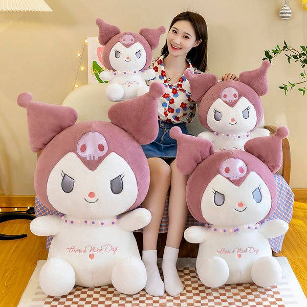 La almohada de peluche Kuromi más vendida, el animal de peluche, el juguete de peluche Sanrio