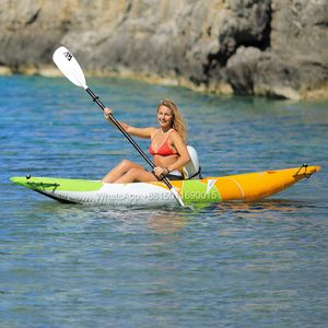 Betta Kayak Double canoë en canoë simple rafting épaissie du bateau en caoutchouc dur