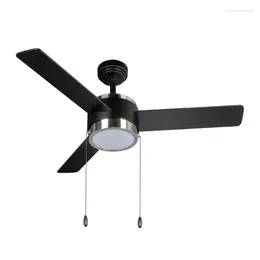 Better Homes Gardens Ventilateur de plafond intérieur à 3 pales à flux d'air inversé en nickel satiné noir mat de 44 po