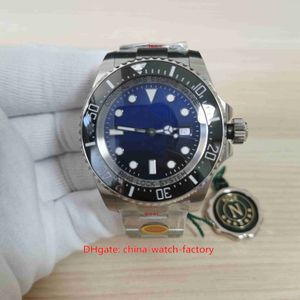 Betere versie herenhorloge CAL 3235 uurwerkhorloges 44 mm Sea-Dweller 126660 D-blauw 904L staal keramische ring waterdicht mechanisch 192y