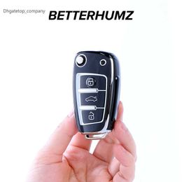 BetterHumz TPU -auto Key Case Cover Shell voor Audi A1 A3 8P A4 A5 A6 C7 A7 S3 S7 S8 R8 Q2 Q3 Q5 Q7 Q8 SQ5 TT RS3 RS6 -accessoires